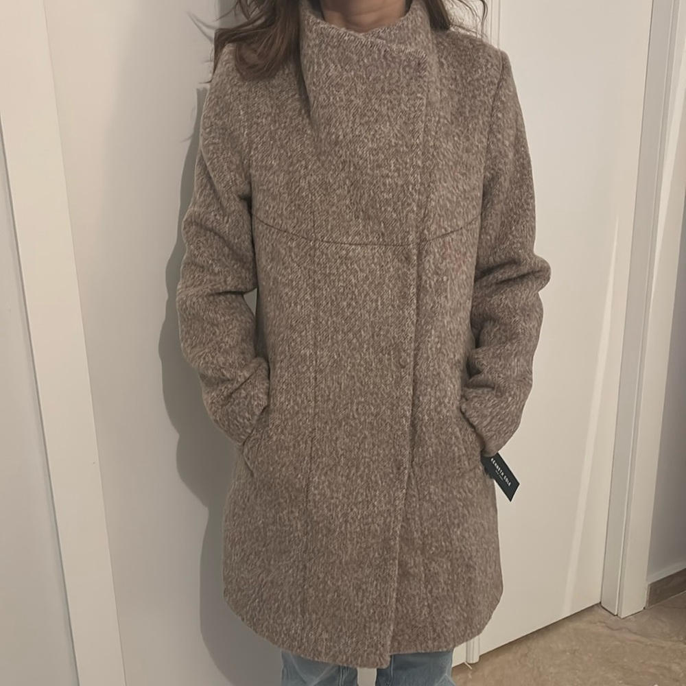 NWT Kenneth Cole New York Wool Blend Coat